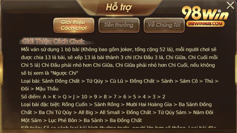 Hiểu rõ luật chơi Mậu Binh để dễ dàng dẫn đầu mọi ván bài