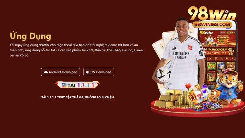 Hướng dẫn tải app 98win cho di động iOS
