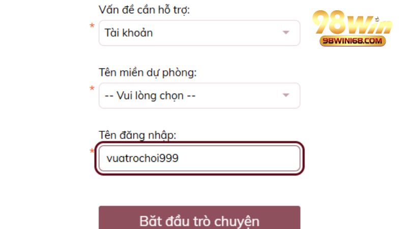 Làm thế nào để lấy lại mật khẩu 98win khi đã quên?