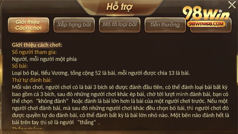 Quy tắc chơi bài tiến lên đơn giản cho newbie
