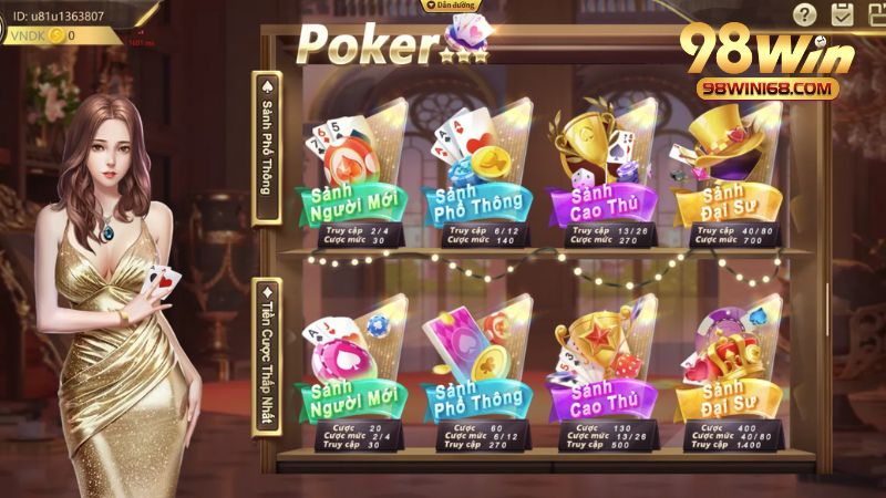 Thế giới Xì Tố đỉnh cao đang chờ bạn ở 98win