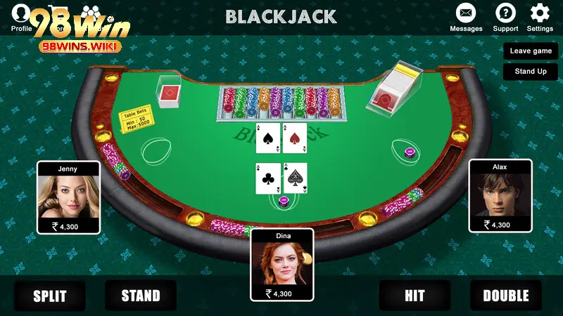 Blackjack - Game Casino nhiều người chơi