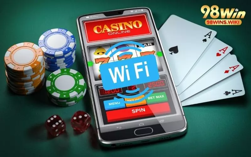 Kết nối mạng ổn định khi chơi casino 98win trên điện thoại
